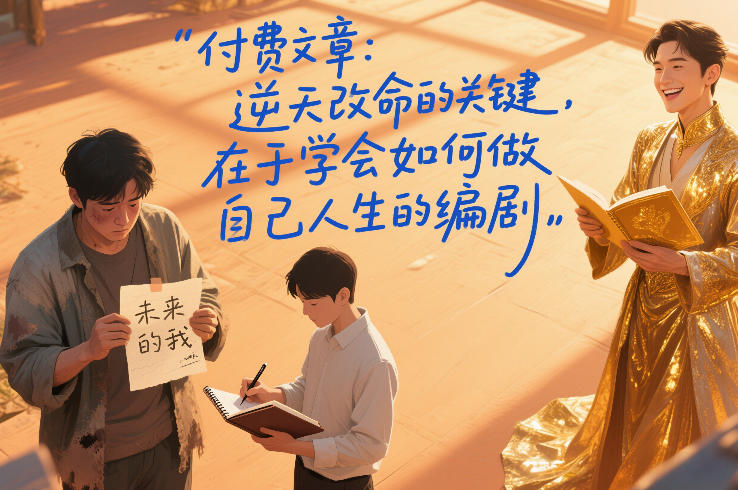 付费文章：逆天改命的关键，在于学会如何做自己人生的编剧-小目标云网创