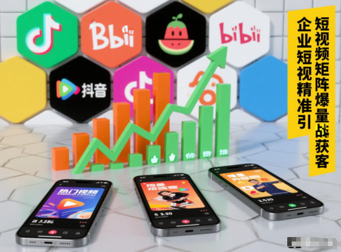 企业短视频精准引流矩阵获客，短视频矩阵爆量战法-创富云网创
