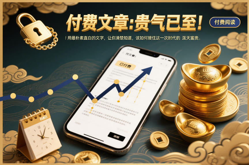 付费文章：贵气已至！用最朴素直白的文字，让你清楚知道，该如何接住这一次时代的泼天富贵-创富云网创