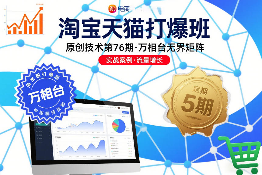淘宝天猫打爆班原创技术第76期,万相台无界矩阵-创富云网创