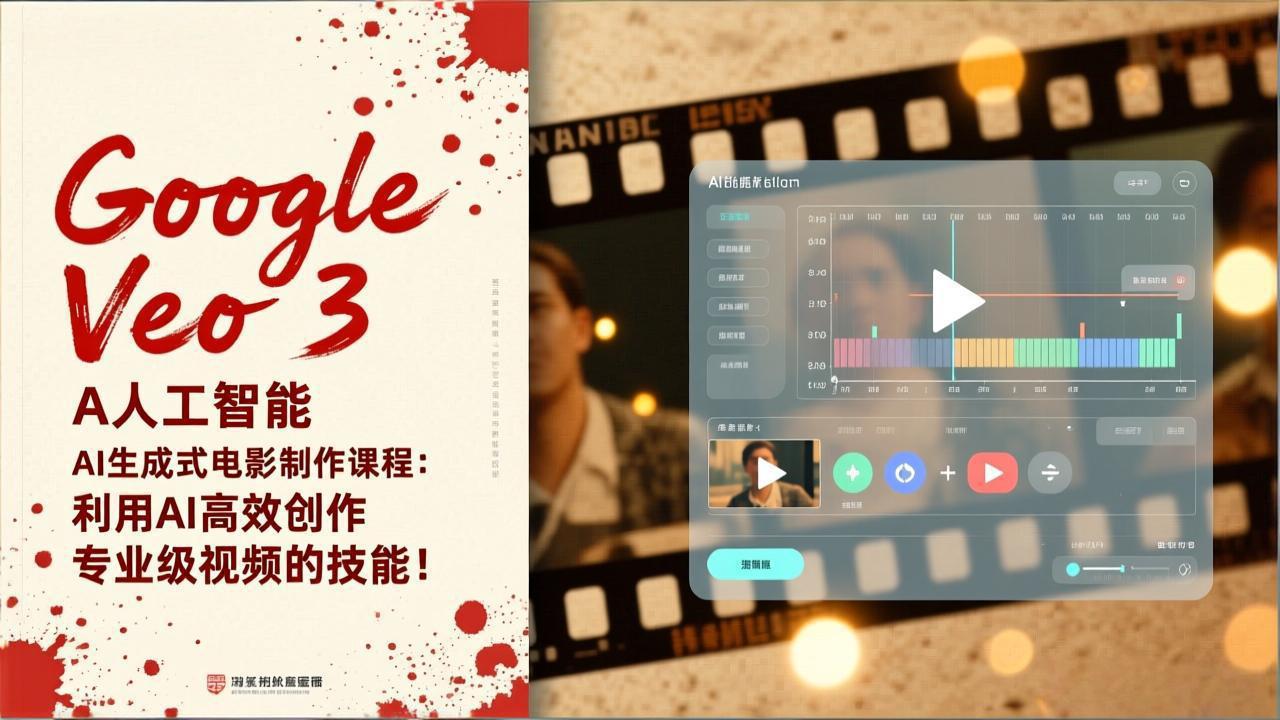 Google Veo 3人工智能AI生成式电影制作课程:利用AI高效创作专业级视频的技能!-创富云网创