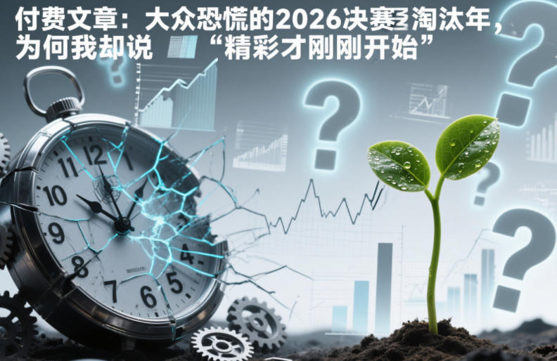 付费文章：大众恐慌的2026决赛淘汰年，为何我却说“精彩才刚刚开始”？-创富云网创