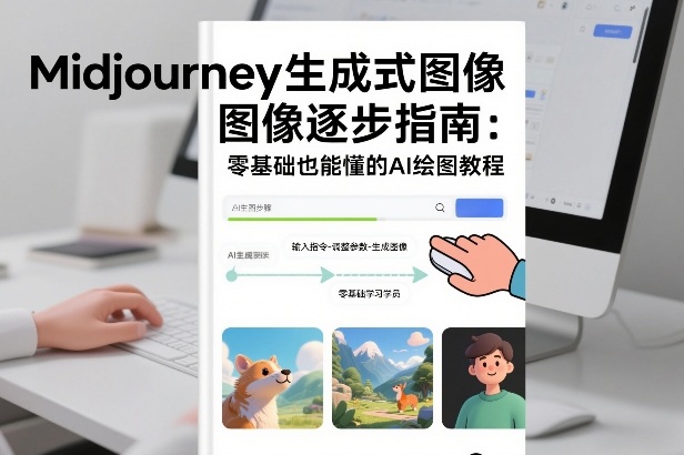 Midjourney生成式图像逐步指南：零基础也能懂的AI绘图教程-创富云网创