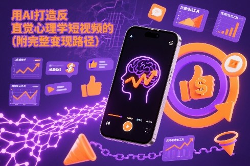 用AI打造“反直觉”心理学短视频的流量密码(附完整变现路径)-创富云网创
